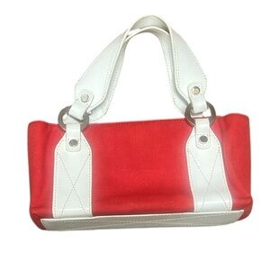 Danier tiny leather and canvas micro bag- excellent used condition